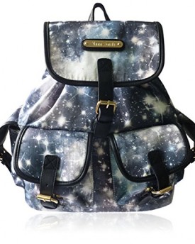LYDC-Floral-and-Dot-Florence-Backpack-Designer-Flower-Spot-Print-Rucksack-Anna-Smith-Black-Cosmos-0