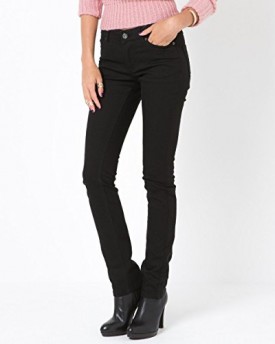 La-Redoute-Shopping-Prix-Womens-Slim-Fit-Stretch-Denim-Jeans-Regular-Waist-Inside-Leg-81Cm-Black-Size-20-0