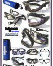 Ladgecom-Clear-Lens-Black-Frame-Cycling-Running-Glasses-Goggles-0-0