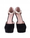 Ladies-BEBO-Black-Faux-Suede-High-Heel-Platform-Ankle-Strap-Party-Evening-Court-Shoes-5-0-2