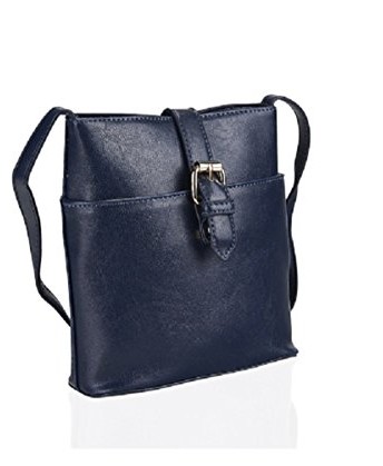 Ladies-Dark-Blue-Faux-Leather-Cross-Body-Handbag-0