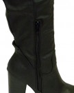 Ladies-Dolcis-Black-Knee-High-Riding-Zip-Block-Heel-Work-Boots-Shoes-Sizes-3-8-0-0