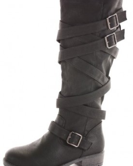 Ladies-Flat-Winter-Biker-Style-Low-Heel-Calf-High-Leg-Knee-Boots-Size-shoeFashionista-Branded-0