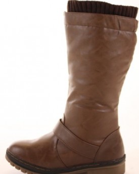 Ladies-Flat-Winter-Fur-Lined-Snow-Low-Heel-Calf-High-Leg-Knee-Boots-Size-New-shoeFashionista-Branded-0-0