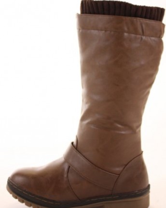 Ladies-Flat-Winter-Fur-Lined-Snow-Low-Heel-Calf-High-Leg-Knee-Boots-Size-New-shoeFashionista-Branded-0-0