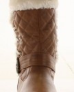 Ladies-Flat-Winter-Fur-Quilted-Snow-Low-Heel-Calf-High-Leg-Knee-Boots-Size-New-with-shoeFashionista-Boutique-bag-0-14