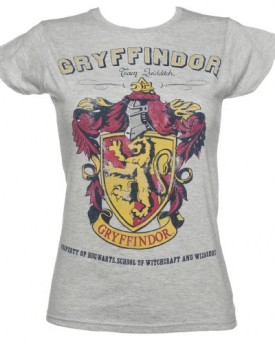 Ladies-Grey-Harry-Potter-Gryffindor-Team-Quidditch-T-Shirt-0