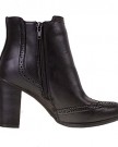 Ladies-MANFIELD-Black-Leather-Look-High-Heel-Brogue-Chelsea-Ankle-Boots-4-0-1