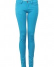 Ladies-Skinny-Leg-Designer-Lively-Fashion-Coloured-Summer-Jeans-Womens-Size-10-Turquiose-0-1