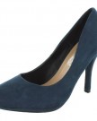 Ladies-Spot-On-High-Heel-Pointed-Toe-Court-Shoes-F9672-Navy-Size-5-UK-0