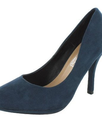 Ladies-Spot-On-High-Heel-Pointed-Toe-Court-Shoes-F9672-Navy-Size-5-UK-0