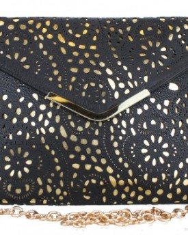 Ladies-Stylish-Large-Flat-Envelope-Evening-Clutch-Bag-with-Laser-Cut-Out-Detail-Black-0