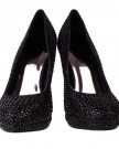 Ladies-TRUFFLE-Black-Diamante-Sparkle-Stiletto-High-Heel-Evening-Court-Shoes-6-0-2