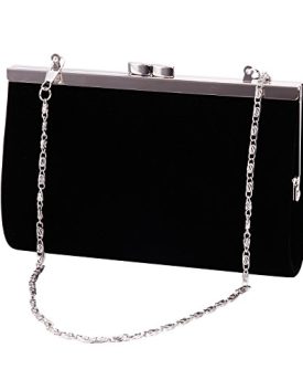 Ladies-Velvet-Retro-Evening-Party-Small-Clutch-Faux-Suede-Cross-Body-Handbag-0