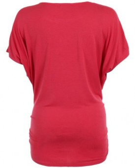 Ladies-Women-Oversize-Batwing-Shiny-Animal-Tiger-Foil-Print-Long-Top-T-Shirt-0