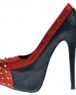 Ladies-Womens-Black-Red-Glitter-Studded-Stiletto-Concealed-Platform-Shoes-Black-and-Red-Glitter-UK-6-EU39-0-1