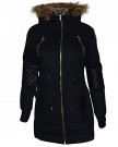 Ladies-Womens-Designer-Oversized-Hood-Soft-Fur-Cotton-Parka-Quilted-Leather-Arms-Jacket-Coat-UK-10-US-8-AUS-12-EU-38-Small-Black-0-2