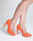 Ladies-Womens-High-Heel-Court-Shoe-Office-Formal-Shoes-Orange-UK-Size-8-0