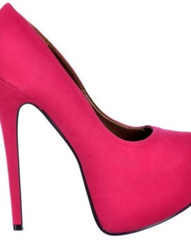 Ladies-Womens-Hot-Pink-High-Heel-Stiletto-Concealed-Platform-High-Heel-Shoes-Fuchsia-Pink-UK-6-EU39-0