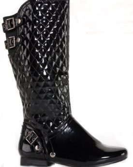 Ladies-Womens-Winter-Biker-Riding-Style-Knee-Low-Heel-Wide-Calf-High-Knee-Boots-Size-3-8-new-0