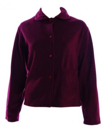 Lady-Olga-Warm-Fleece-Maroon-Bed-Jacket-4-Sizes-0