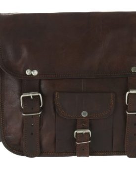 Leather-Satchel-Vintage-style-Handbag-by-Vida-Vida-fits-iPad-Cross-Body-Shoulder-Festival-Bag-Small-Size-0