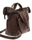 Leconi-handbag-vintage-shoulder-bag-canvas-real-cow-leather-women-used-look-dark-brown-LE0043-C-0-3