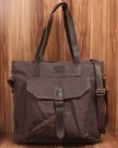 Leconi-women-handbag-shopper-vintage-shoulder-bag-canvas-real-cow-leather-used-look-dark-brown-LE0045-C-0-1