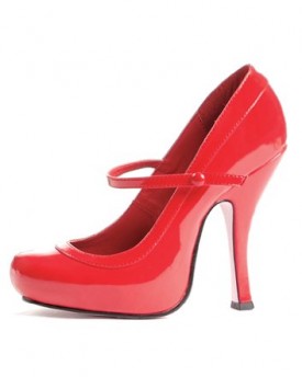 Leg-Avenue-Red-Babydoll-Mary-Jane-Fashion-Shoes-UK-6-0