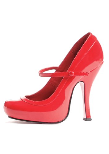 Leg Avenue Red Babydoll Mary Jane Fashion Shoes (UK 6)