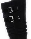 Lilley-Womens-Black-Microfibre-High-Boot-with-Heel-Size-6-Black-0-3