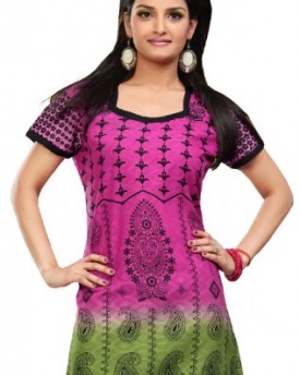 Long-Indian-Tunic-Top-Tunic-Printed-Womens-Blouse-Cotton-India-Clothes-Pink-L-0
