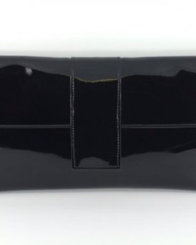 Loni-Elegant-Faux-Patent-Leather-Clutch-Shoulder-Occasion-Wedding-Party-Prom-Bag-in-Black-0