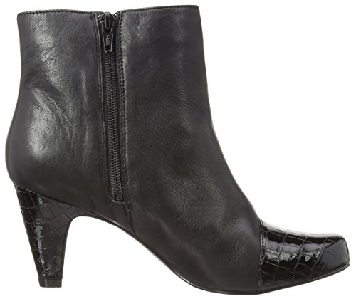 Lotus Womens Robin Boots 40128 Black Leather/Croc 4 UK, 37 EU - Image 7
