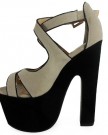 LoudLook-New-Womens-Ladies-Ankle-Straps-High-Block-Heel-Shoes-Chunky-Platform-Sandals-Size-5-0-2