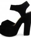 LoudLook-New-Womens-Ladies-Ankle-Straps-Peeptoe-Platform-High-Heel-Chunky-Sandals-Shoes-Size-3-0-0