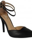 LoudLook-New-Womens-Ladies-Faux-Leather-Ankle-Straps-High-Stiletto-Heel-Office-Shoes-Size-5-0-0