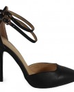 LoudLook-New-Womens-Ladies-Faux-Leather-Ankle-Straps-High-Stiletto-Heel-Office-Shoes-Size-5-0-1
