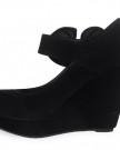 LoudLook-New-Womens-Ladies-Faux-Suede-Mary-Jane-Platform-High-Heel-Wedges-Court-Shoes-Size-5-0-2