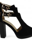 LoudLook-New-Womens-Ladies-Faux-Suede-Peeptoe-High-Block-Heel-Platform-Shoes-Sandals-Size-6-0-1
