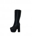 M1-Salt-Pepper-Talen-Womens-Platform-Textile-Suede-Knee-High-Zip-Up-Boots-0-3