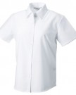 MAKZ-Russell-Athletic-Collection-Short-Sleeve-Easy-Care-Oxford-Shirt-LadiesWomens-White-XXXX-Large-0