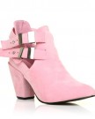 MARLEY-Baby-Pink-Faux-Suede-Block-High-Heel-Cut-Out-Shoe-Boots-Size-UK-4-EU-37-0-0