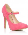 MISCHA-Coral-Faux-Suede-Stiletto-Very-High-Heel-Mary-Janes-Shoes-Size-UK-8-EU-41-0-0