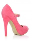 MISCHA-Coral-Faux-Suede-Stiletto-Very-High-Heel-Mary-Janes-Shoes-Size-UK-8-EU-41-0-1