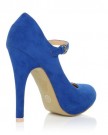 MISCHA-Electric-Blue-Faux-Suede-Stiletto-Very-High-Heel-Mary-Janes-Shoes-Size-UK-4-EU-37-0-1