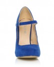 MISCHA-Electric-Blue-Faux-Suede-Stiletto-Very-High-Heel-Mary-Janes-Shoes-Size-UK-4-EU-37-0-3