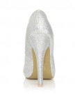 MISCHA-Silver-Glitter-Stiletto-Very-High-Heel-Mary-Janes-Shoes-Size-UK-7-EU-40-0-2