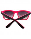 MLC-Eyewear-Wayfarer-Fashion-Sunglasses-351-Rubber-Coating-Black-with-Pink-Frame-Purple-Black-Lenses-for-Women-and-Men-0-1