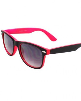 MLC-Eyewear-Wayfarer-Fashion-Sunglasses-351-Rubber-Coating-Black-with-Pink-Frame-Purple-Black-Lenses-for-Women-and-Men-0